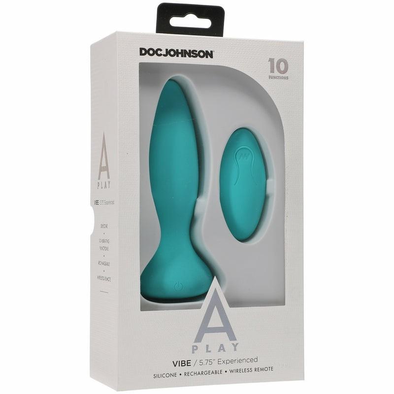 Anal Vibes | A-Play Experienced Vibe Silicone Teal Anal Plug with Remote Anal Vibes Anal Vibes