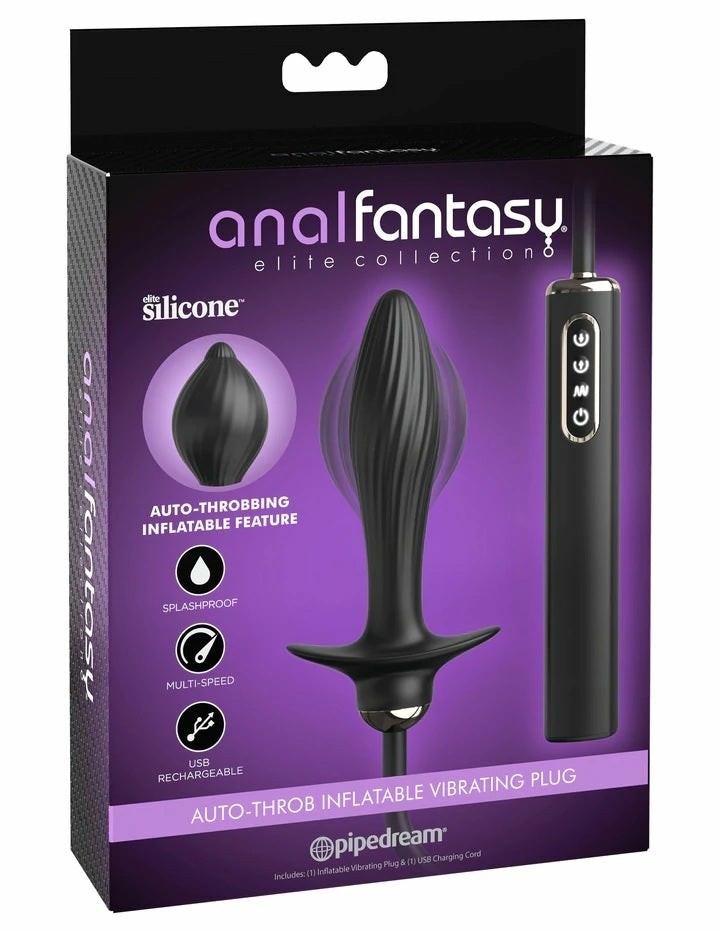 Anal Vibes | Anal Fantasy Auto-Throb Inflatable Vibrating Plug Anal Vibes Anal Vibes