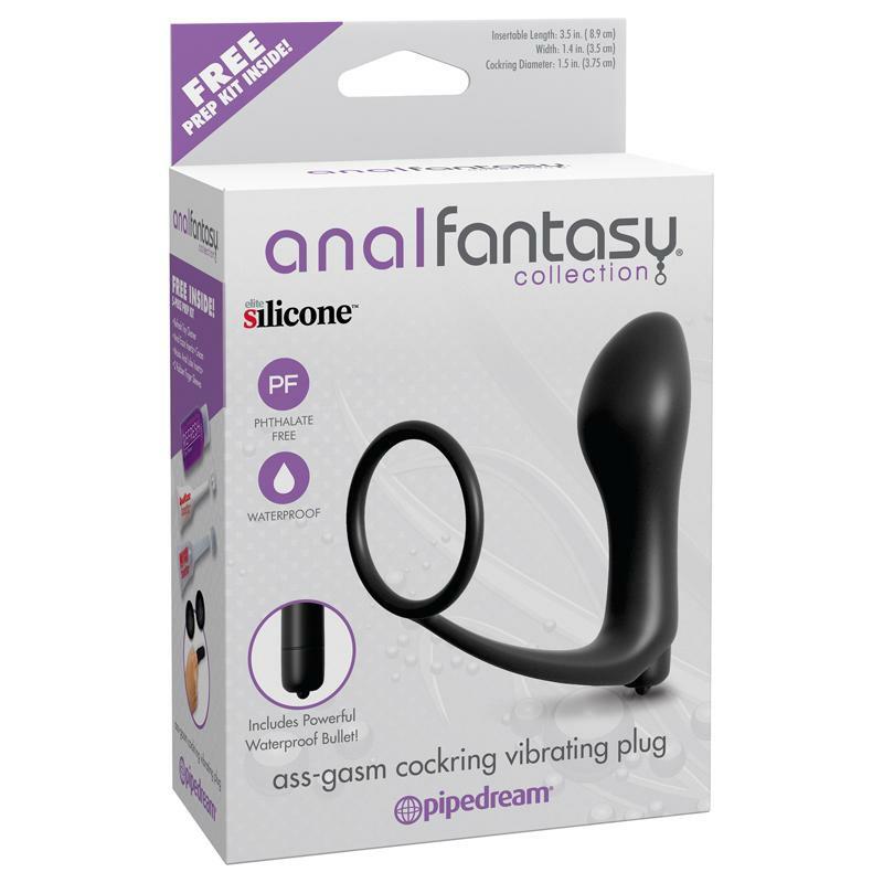 Anal Vibes | Anal Fantasy Collection Ass-Gasm Cockring Vibrating Plug Anal Vibes Anal Vibes