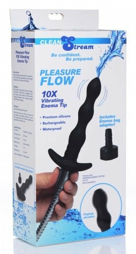 Anal Vibes | Pleasure Flow 10x Vibrating Enema Tip Anal Vibes Anal Vibes