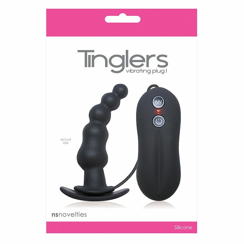 Anal Vibes | Tinglers Vibrating Plug 1 Black Anal Vibes Anal Vibes