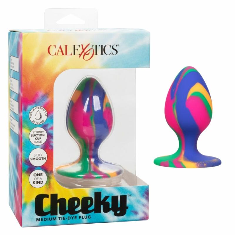 Butt Plugs | Cheeky Medium Tie Dye Plug Anal Toys Butt Plugs