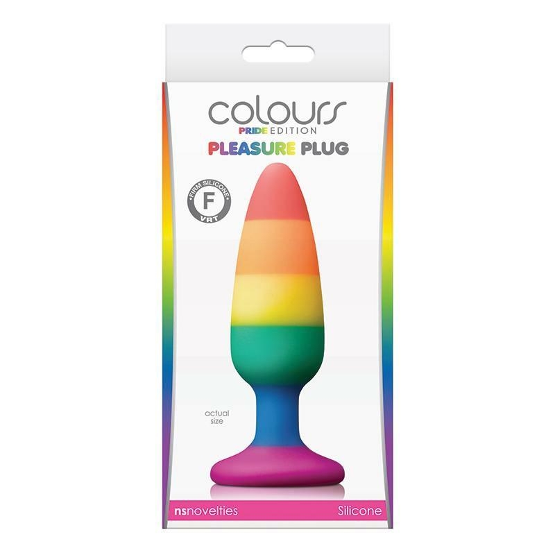 Butt Plugs | Colours Pride Edition Rainbow Medium Plug Anal Toys Butt Plugs