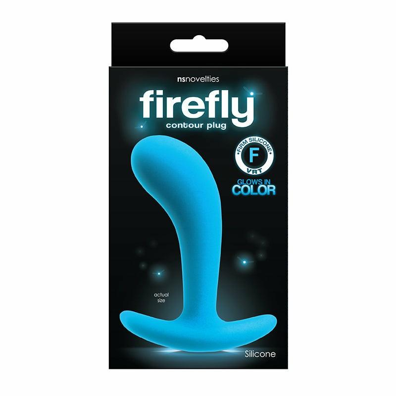 Butt Plugs | Firefly Contour Large Blue Plug Anal Toys Butt Plugs