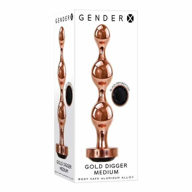 Butt Plugs | Gold Digger Plug Medium Anal Toys Butt Plugs