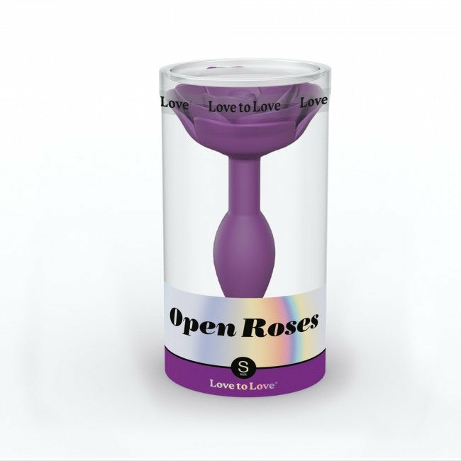 Butt Plugs | Love to Love Open Roses Small Silicone Butt Plug Anal Toys Butt Plugs