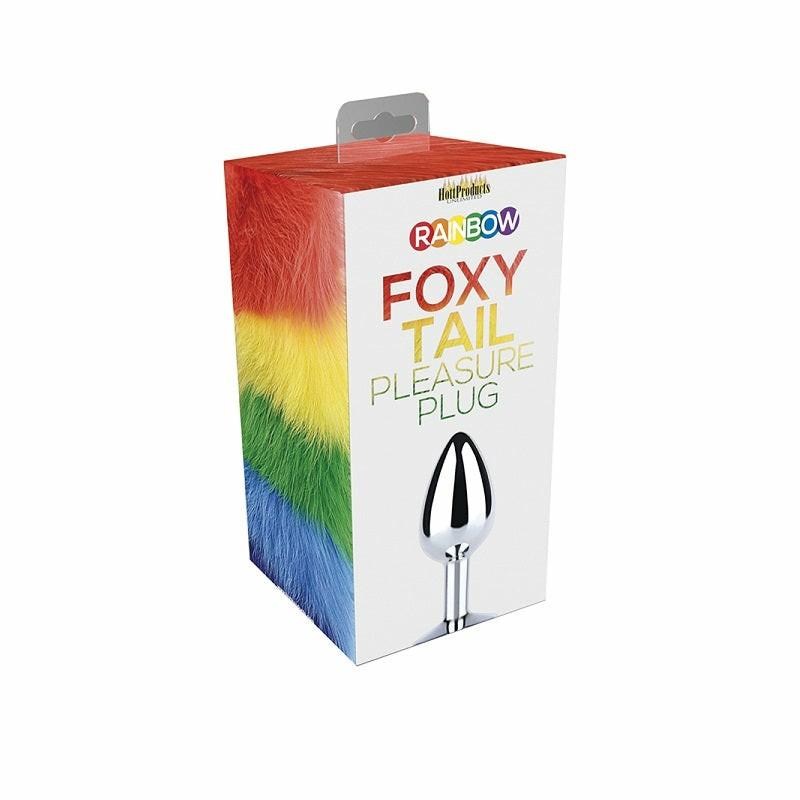 Butt Plugs | Rainbow Foxy Tail Pleasure Plug Anal Toys Butt Plugs