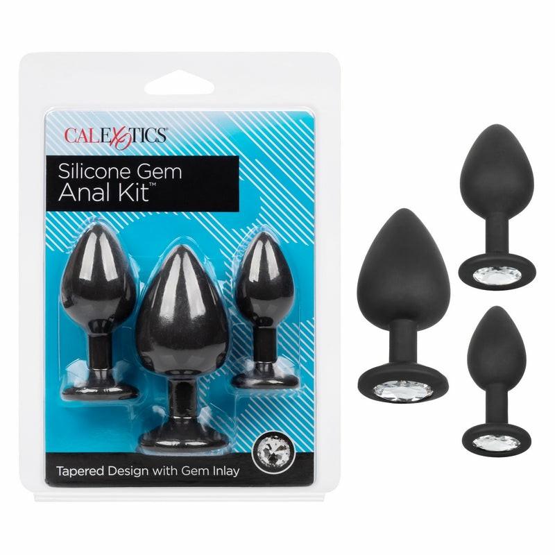 Butt Plugs | Silicone Gem Anal Kit Anal Toys Butt Plugs