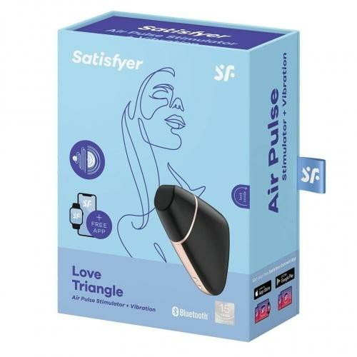 Clitoral Vibrators | Love Triangle Black Stimulator Clitoral Vibrators Clitoral Vibrators