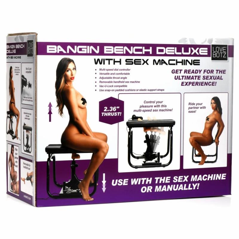 Fuck Machine | LoveBotz Deluxe Bangin’ Bench With Sex Machine Fuck Machine Fuck Machine