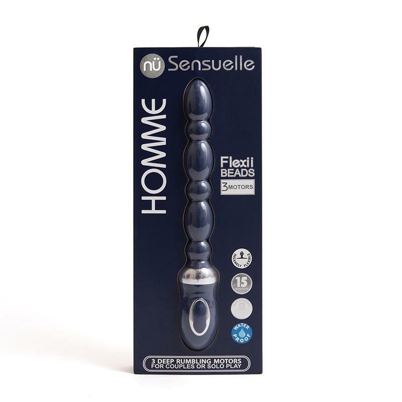 G-Spot | Nu Sensuelle Homme Flexii Beads Navy G-Spot G-Spot