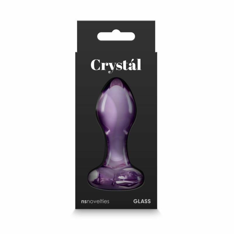 Glass Sex Toys | Crystal Heart Purple Dildos Glass Sex Toys