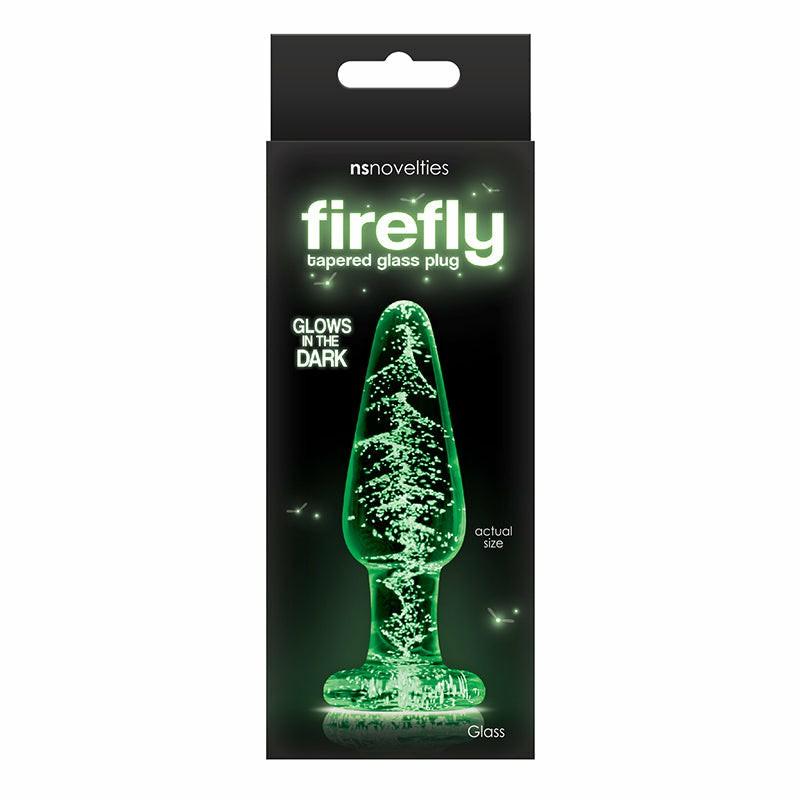 Glass Sex Toys | Firefly Glow in the Dark Medium Glass Plug Dildos Glass Sex Toys