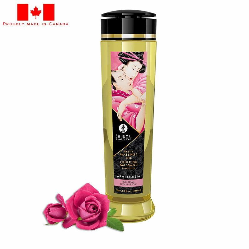 Massage Oils | Erotic Massage Oil Aphrodisia Rose 8oz Lotions Massage Oils