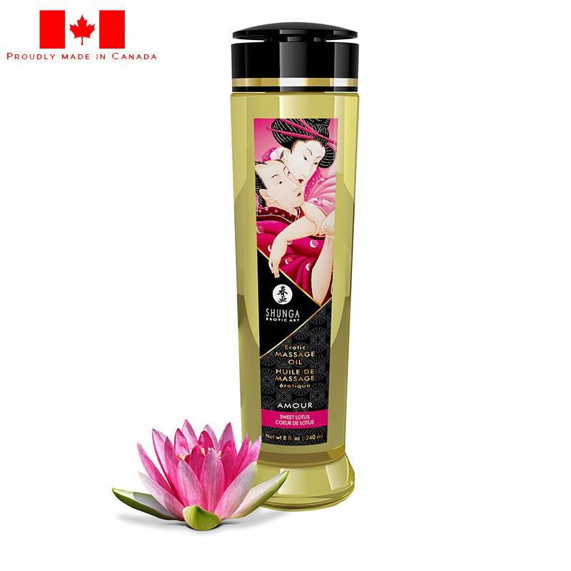 Massage Oils | Erotic Massage Oil Sweet Lotus 8oz Lotions Massage Oils