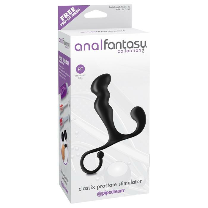 Prostate Massagers | Anal Fantasy Collection Classix Prostate Stimulator Black Anal Toys Prostate Massagers