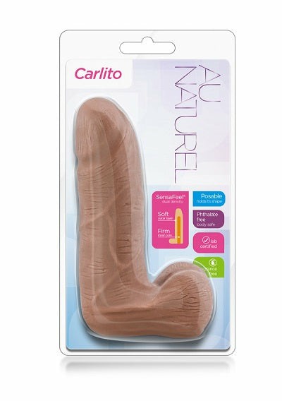 Realistic | Au Naturel Latin Carlito 5.5″ Dildo Dildos Realistic