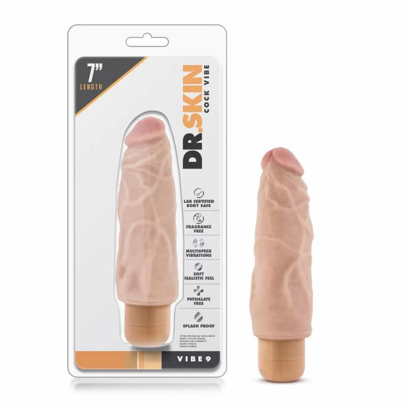 Realistic | Dr. Skin 7″ Cock Vibe 9 Realistic Realistic