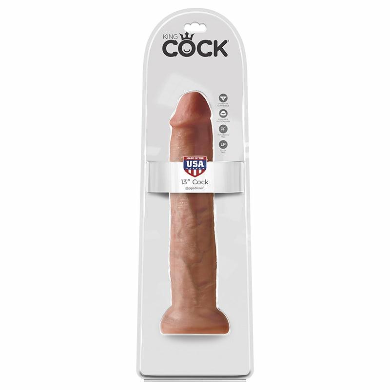 Realistic | King Cock 13” Cock Tan Dildos Realistic