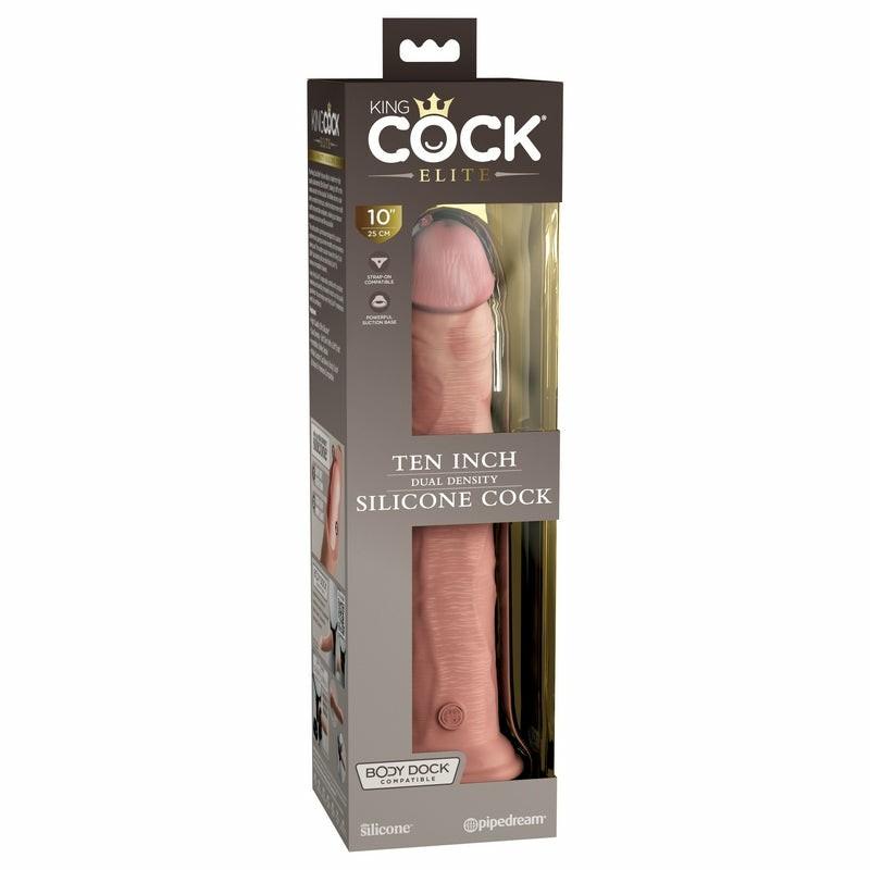 Realistic | King Cock Elite 10” Silicone Cock Light Dildos Realistic