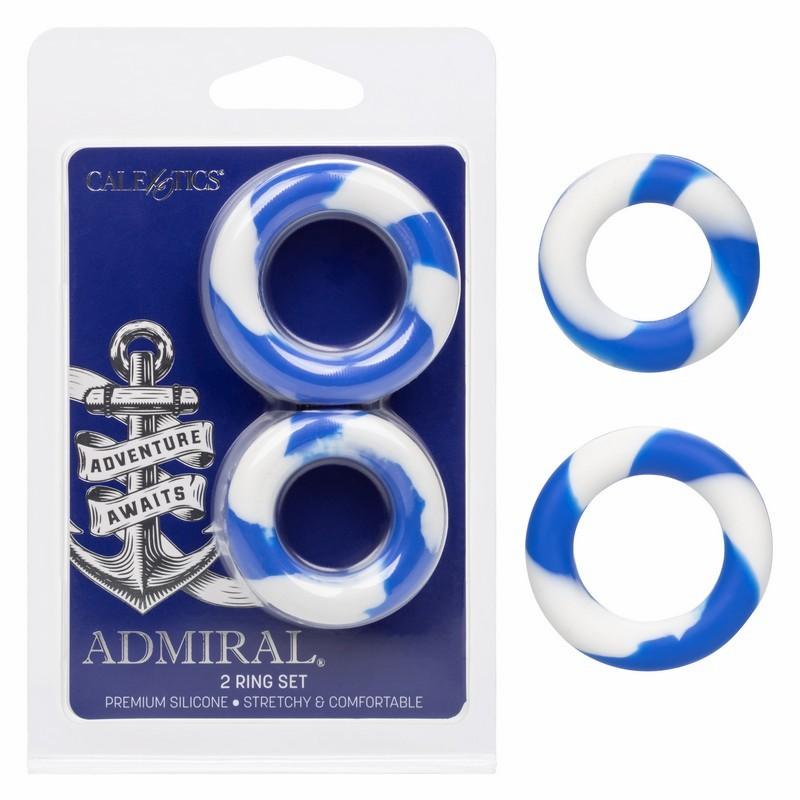 Rubber Rings | Admiral 2 Ring Set Cock Rings Rubber Rings