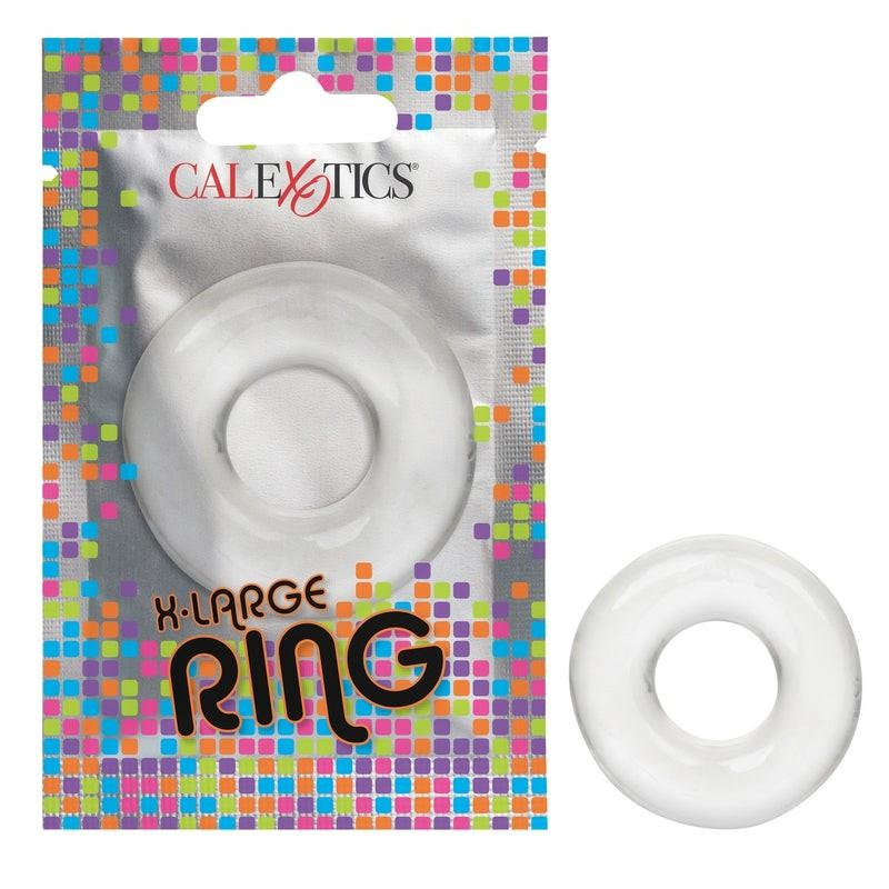 Rubber Rings | Ring Foil Pack XL Clear Cock Rings Rubber Rings