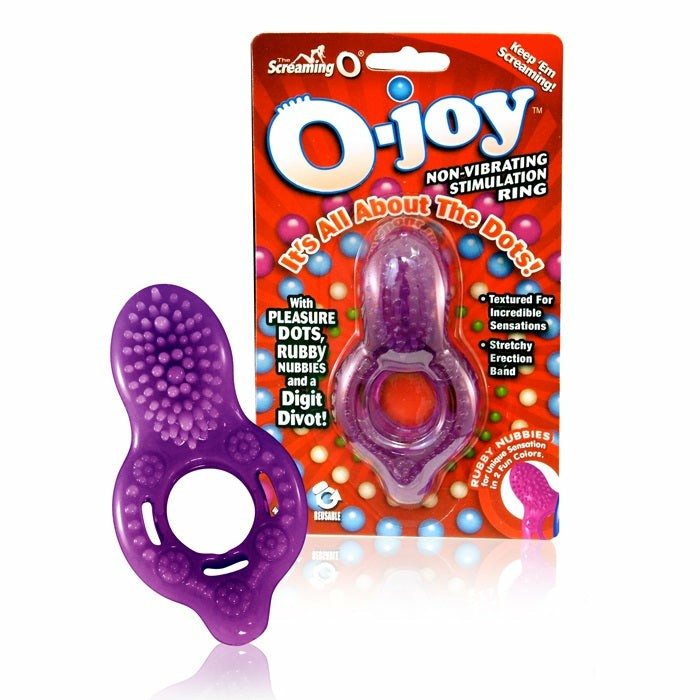 Rubber Rings | The O Joy Purple Cock Rings Rubber Rings