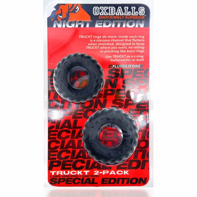 Rubber Rings | Truckt Cockring 2 Pack Special Edition Night Cock Rings Rubber Rings