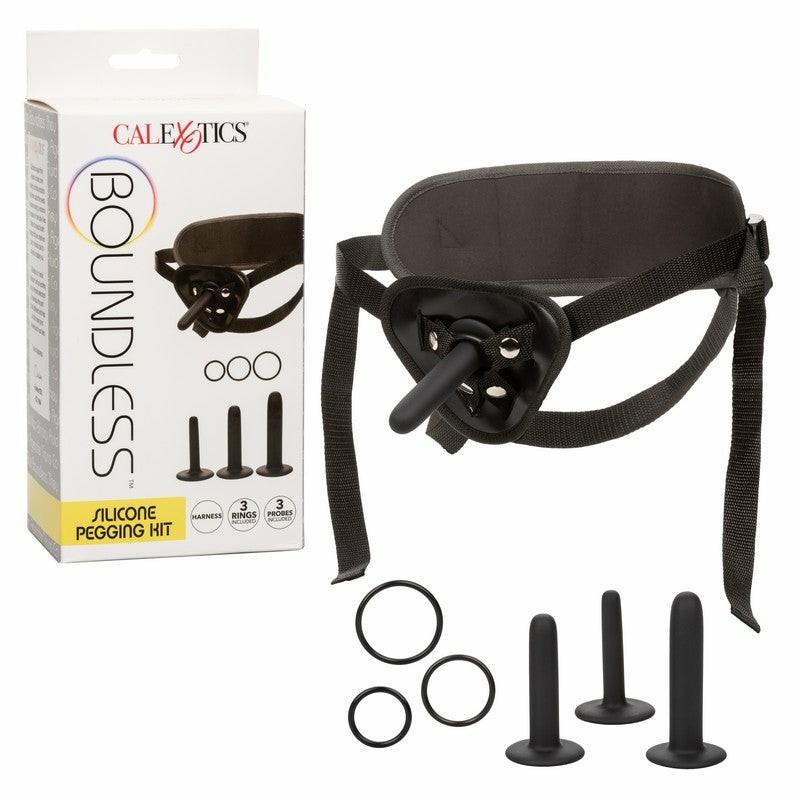 Strap-Ons & Harness | Boundless Silicone Pegging Kit Dildos Strap-Ons & Harness