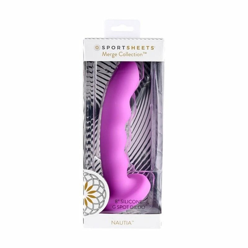 Strap-Ons & Harness | Nautia 8” Silicone Dildo Purple Dildos Strap-Ons & Harness