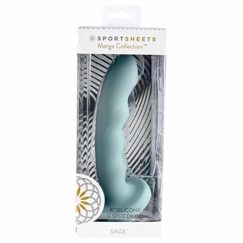 Strap-Ons & Harness | Sage 8” Silicone Dildo Green Dildos Strap-Ons & Harness