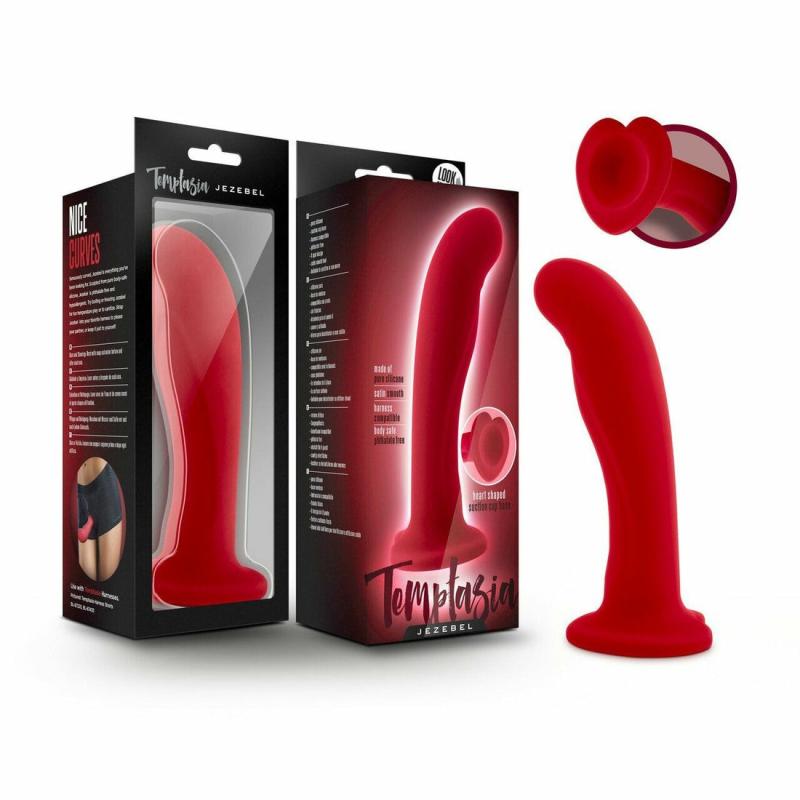 Strap-Ons & Harness | Temptasia Crimson Jezebel Dildos Strap-Ons & Harness