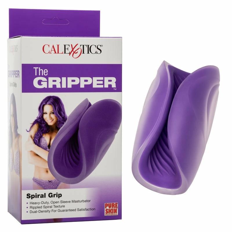 Strokers & Sleeves | The Gripper Spiral Grip Purple Masturbators Strokers & Sleeves