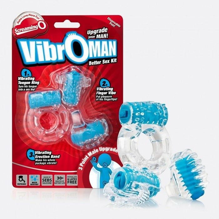 Vibrating Cock Rings | VibrOman Kit Cock Rings Vibrating Cock Rings