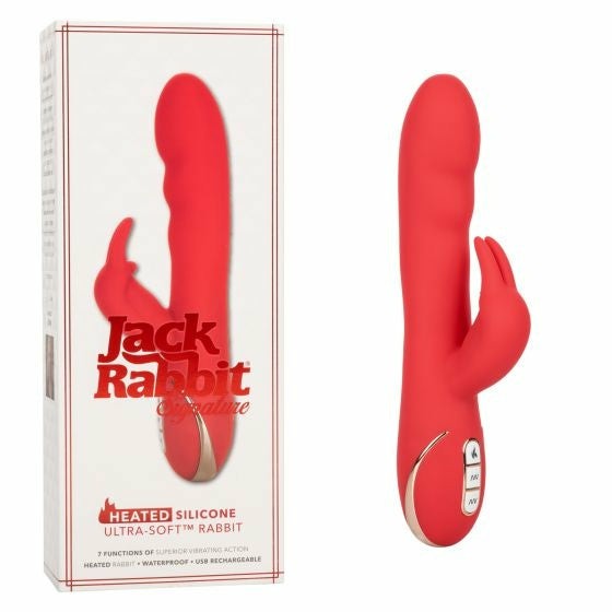 Clitoral Vibrators | Jack Rabbit Heated Silicone Ultra-Soft Rabbit Clitoral Vibrators Clitoral Vibrators