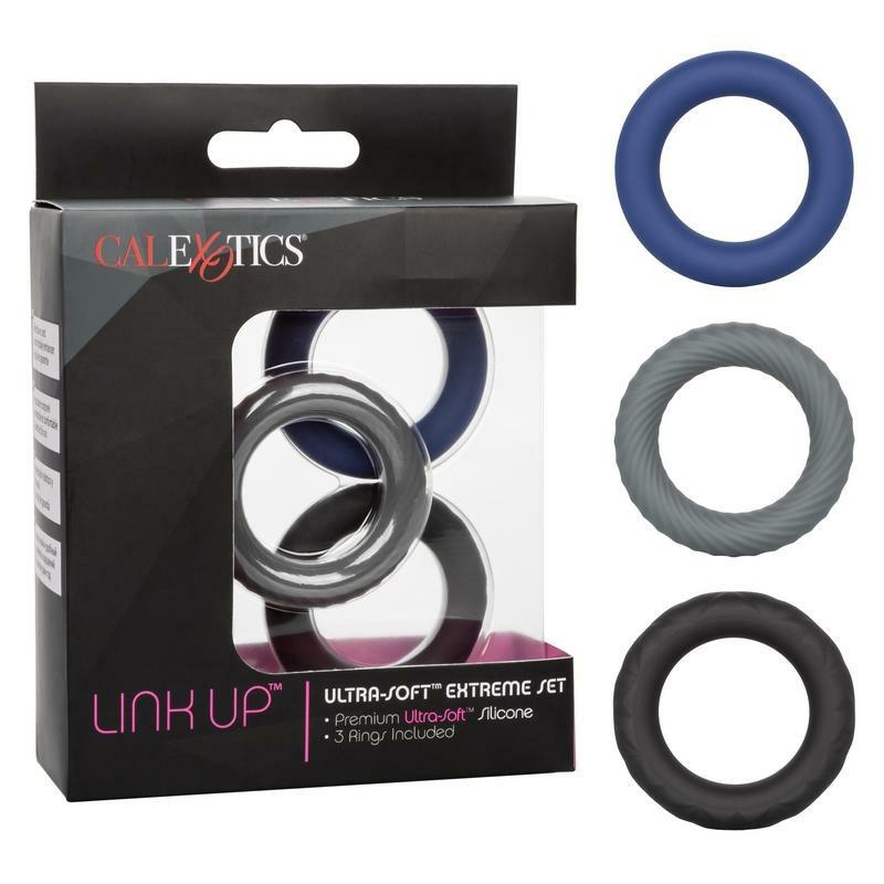 Rubber Rings | Link Up Ultra-Soft Extreme Set Cock Rings Rubber Rings