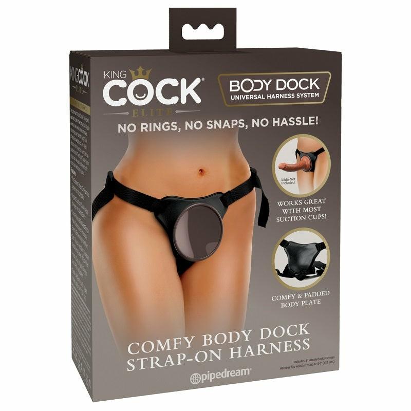 Strap-Ons & Harness | King Cock Elite Comfy Body Dock Strap-On Harness Dildos Strap-Ons & Harness