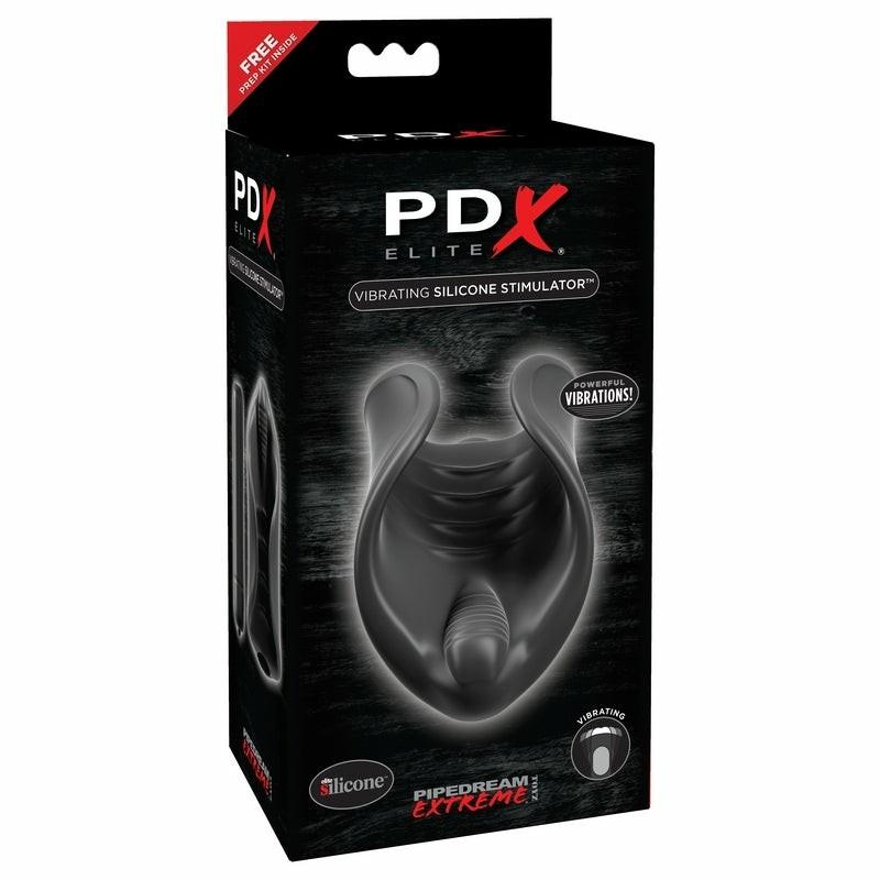 Vibrating Strokers | PDX Elite Vibrating Silicone Stimulator Masturbators Vibrating Strokers